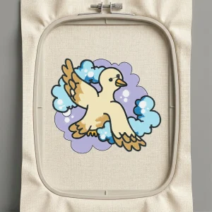 Дизайн машинной вышивки. Птицы (Размер 97x84мм). Форматы: DST PES JEF VP3 EXP XXX . Стежков: 22264