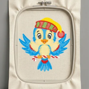 Дизайн машинной вышивки. Птицы (Размер 93x98мм). Форматы: DST PES JEF VP3 EXP XXX . Стежков: 19578