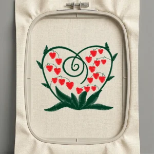 Дизайн машинной вышивки. Любовь (Размер 95x81мм). Форматы: DST PES JEF VP3 EXP XXX . Стежков: 6305