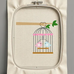 Дизайн машинной вышивки. Птицы (Размер 162x129мм). Форматы: DST PES JEF VP3 EXP XXX . Стежков: 13218