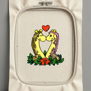 Дизайн машинной вышивки. Любовь (Размер 79x88мм). Форматы: DST PES JEF VP3 EXP XXX . Стежков: 22984