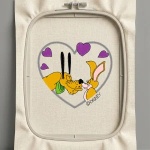 Дизайн машинной вышивки. Любовь (Размер 85x77мм). Форматы: DST PES JEF VP3 EXP XXX . Стежков: 6613