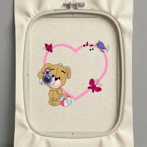 Дизайн машинной вышивки. Любовь (Размер 121x112мм). Форматы: DST PES JEF VP3 EXP XXX . Стежков: 15448