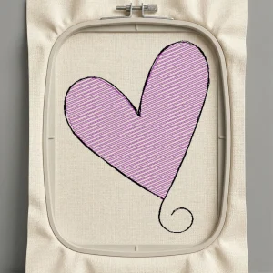 Дизайн машинной вышивки. Любовь (Размер 30x40мм). Форматы: DST PES JEF VP3 EXP XXX . Стежков: 937