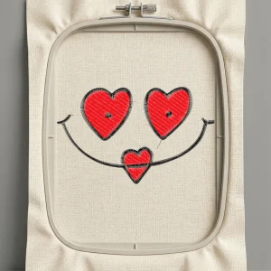 Дизайн машинной вышивки. Любовь (Размер 119x74мм). Форматы: DST PES JEF VP3 EXP XXX . Стежков: 5909