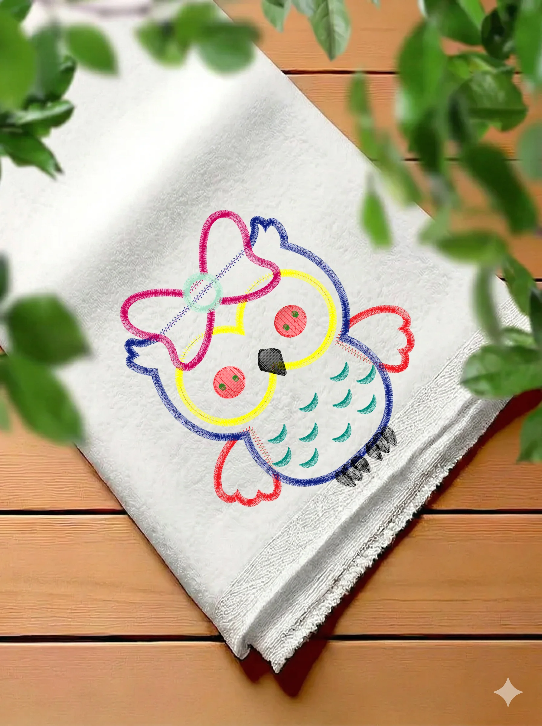 Дизайн машинной вышивки. Птицы (Размер 150x168мм). Форматы: DST PES JEF VP3 EXP XXX . Стежков: 13753 — изображение 7