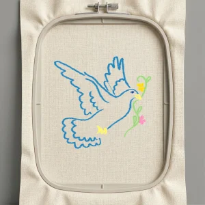 Дизайн машинной вышивки. Птицы (Размер 86x82мм). Форматы: DST PES JEF VP3 EXP XXX . Стежков: 5028