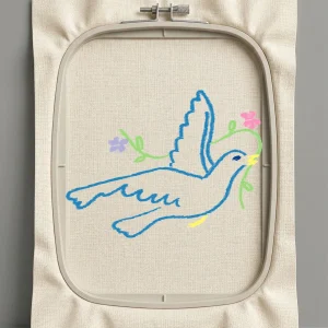 Дизайн машинной вышивки. Птицы (Размер 86x64мм). Форматы: DST PES JEF VP3 EXP XXX . Стежков: 3389