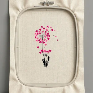 Дизайн машинной вышивки. Любовь (Размер 109x190мм). Форматы: DST PES JEF VP3 EXP XXX . Стежков: 11121