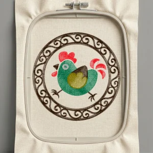 Дизайн машинной вышивки. Птицы (Размер 98x98мм). Форматы: DST PES JEF VP3 EXP XXX . Стежков: 14784