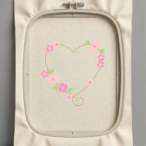 Дизайн машинной вышивки. Любовь (Размер 190x195мм). Форматы: DST PES JEF VP3 EXP XXX . Стежков: 10447