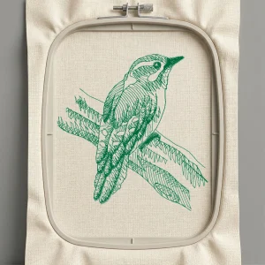 Дизайн машинной вышивки. Птицы (Размер 70x72мм). Форматы: DST PES JEF VP3 EXP XXX . Стежков: 5402