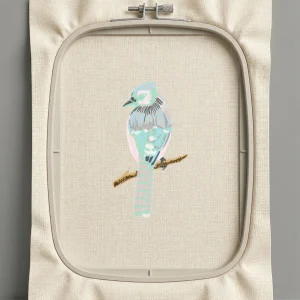 Дизайн машинной вышивки. Птицы (Размер 71x127мм). Форматы: DST PES JEF VP3 EXP XXX . Стежков: 10379