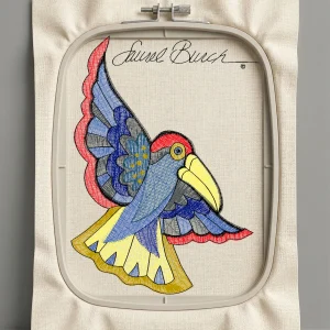 Дизайн машинной вышивки. Птицы (Размер 72x99мм). Форматы: DST PES JEF VP3 EXP XXX . Стежков: 14256