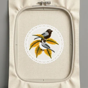 Дизайн машинной вышивки. Птицы (Размер 99x99мм). Форматы: DST PES JEF VP3 EXP XXX . Стежков: 18859