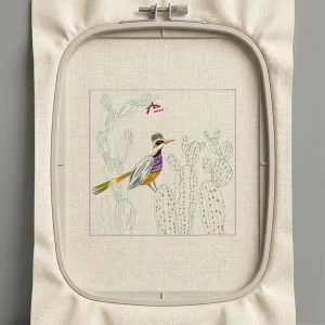 Дизайн машинной вышивки. Птицы (Размер 262x262мм). Форматы: DST PES JEF VP3 EXP XXX . Стежков: 35883