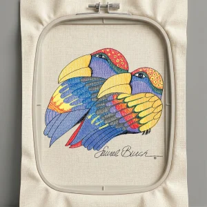 Дизайн машинной вышивки. Птицы (Размер 99x92мм). Форматы: DST PES JEF VP3 EXP XXX . Стежков: 24467