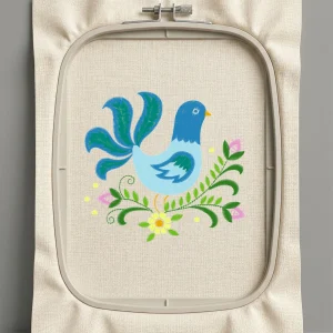 Дизайн машинной вышивки. Птицы (Размер 151x138мм). Форматы: DST PES JEF VP3 EXP XXX . Стежков: 15442