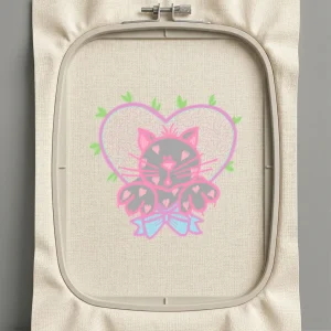 Дизайн машинной вышивки. Любовь (Размер 122x119мм). Форматы: DST PES JEF VP3 EXP XXX . Стежков: 15989