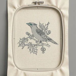 Дизайн машинной вышивки. Птицы (Размер 150x124мм). Форматы: DST PES JEF VP3 EXP XXX . Стежков: 12139