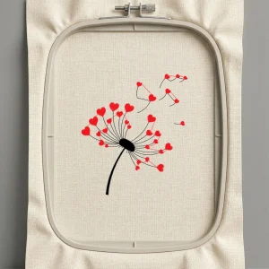 Дизайн машинной вышивки. Любовь (Размер 89x102мм). Форматы: DST PES JEF VP3 EXP XXX . Стежков: 4382