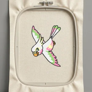 Дизайн машинной вышивки. Птицы (Размер 64x89мм). Форматы: DST PES JEF VP3 EXP XXX . Стежков: 9412