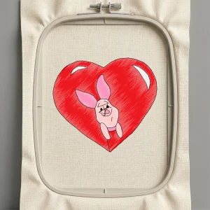 Дизайн машинной вышивки. Любовь (Размер 99x90мм). Форматы: DST PES JEF VP3 EXP XXX . Стежков: 10952