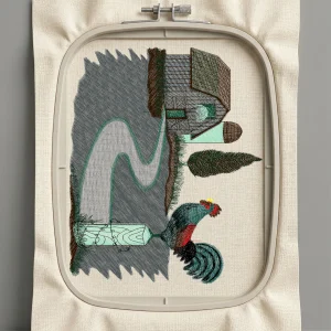 Дизайн машинной вышивки. Птицы (Размер 130x160мм). Форматы: DST PES JEF VP3 EXP XXX . Стежков: 41551