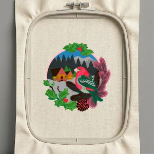 Дизайн машинной вышивки. Птицы (Размер 124x126мм). Форматы: DST PES JEF VP3 EXP XXX . Стежков: 57514