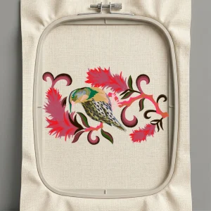 Дизайн машинной вышивки. Птицы (Размер 286x178мм). Форматы: DST PES JEF VP3 EXP XXX . Стежков: 91382