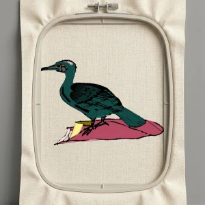 Дизайн машинной вышивки. Птицы (Размер 97x67мм). Форматы: DST PES JEF VP3 EXP XXX . Стежков: 15496