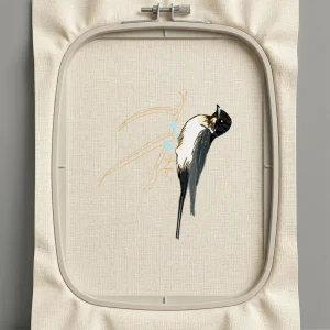 Дизайн машинной вышивки. Птицы (Размер 121x134мм). Форматы: DST PES JEF VP3 EXP XXX . Стежков: 8905