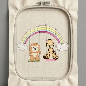 Дизайн машинной вышивки. Животные (Размер 139x100мм). Форматы: DST PES JEF VP3 EXP XXX . Стежков: 10407