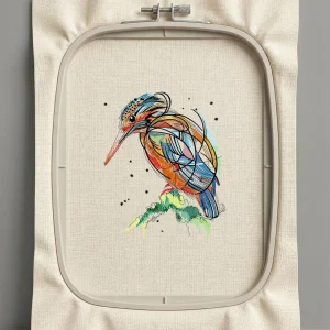 Дизайн машинной вышивки. Птицы (Размер 146x178мм). Форматы: DST PES JEF VP3 EXP XXX . Стежков: 35150