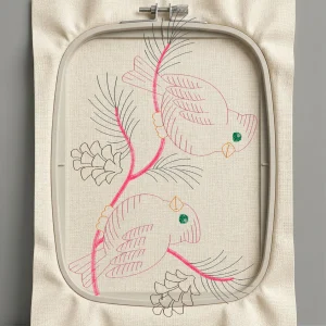 Дизайн машинной вышивки. Птицы (Размер 107x174мм). Форматы: DST PES JEF VP3 EXP XXX . Стежков: 5895