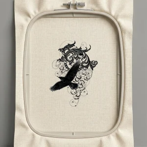 Дизайн машинной вышивки. Птицы (Размер 146x200мм). Форматы: DST PES JEF VP3 EXP XXX . Стежков: 33366