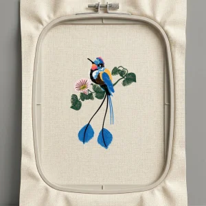 Дизайн машинной вышивки. Птицы (Размер 139x195мм). Форматы: DST PES JEF VP3 EXP XXX . Стежков: 21675