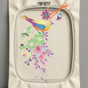 Дизайн машинной вышивки. Птицы (Размер 147x239мм). Форматы: DST PES JEF VP3 EXP XXX . Стежков: 27077