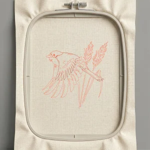 Дизайн машинной вышивки. Птицы (Размер 156x160мм). Форматы: DST PES JEF VP3 EXP XXX . Стежков: 7303