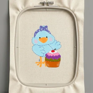 Дизайн машинной вышивки. Птицы (Размер 71x98мм). Форматы: DST PES JEF VP3 EXP XXX . Стежков: 11666