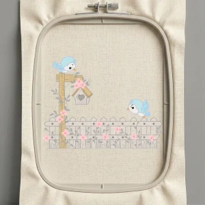 Дизайн машинной вышивки. Птицы (Размер 120x93мм). Форматы: DST PES JEF VP3 EXP XXX . Стежков: 12831