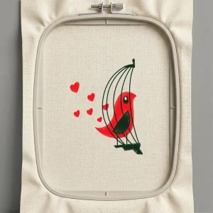 Дизайн машинной вышивки. Птицы (Размер 128x169мм). Форматы: DST PES JEF VP3 EXP XXX . Стежков: 18332