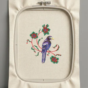 Дизайн машинной вышивки. Птицы (Размер 118x134мм). Форматы: DST PES JEF VP3 EXP XXX . Стежков: 8073