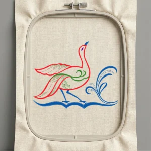 Дизайн машинной вышивки. Птицы (Размер 195x157мм). Форматы: DST PES JEF VP3 EXP XXX . Стежков: 8587