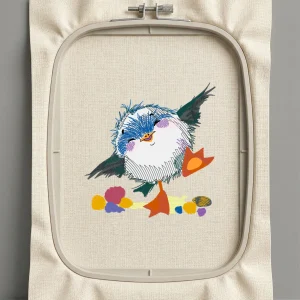 Дизайн машинной вышивки. Птицы (Размер 103x106мм). Форматы: DST PES JEF VP3 EXP XXX . Стежков: 17632