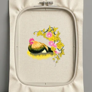 Дизайн машинной вышивки. Птицы (Размер 88x97мм). Форматы: DST PES JEF VP3 EXP XXX . Стежков: 14366