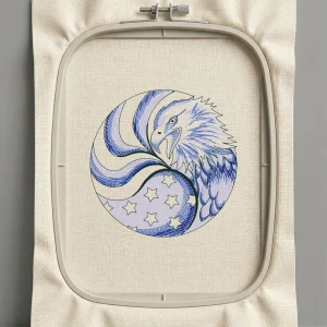 Дизайн машинной вышивки. Птицы (Размер 98x98мм). Форматы: DST PES JEF VP3 EXP XXX . Стежков: 9584