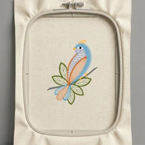 Дизайн машинной вышивки. Птицы (Размер 75x98мм). Форматы: DST PES JEF VP3 EXP XXX . Стежков: 3615