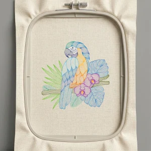 Дизайн машинной вышивки. Птицы (Размер 124x124мм). Форматы: DST PES JEF VP3 EXP XXX . Стежков: 11141