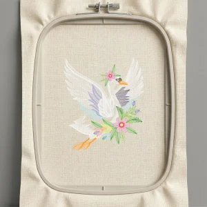 Дизайн машинной вышивки. Птицы (Размер 129x150мм). Форматы: DST PES JEF VP3 EXP XXX . Стежков: 20021